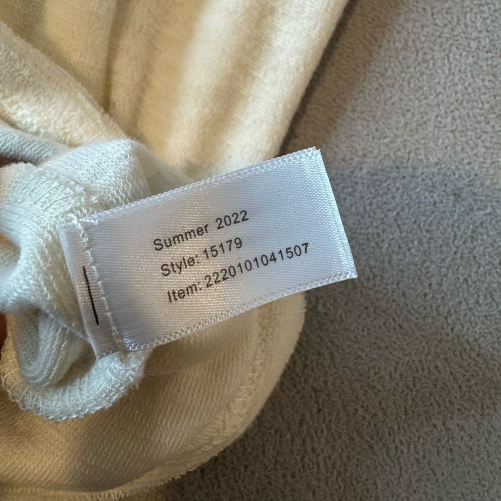 Marine Layer Terry Out Stripe Polo in Fog Sunset Stripe Size L for men’s - Picture 12 of 15